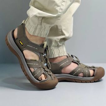 کفش صندل طبیعتگردی نسکافه ای مردانه برند VENTO