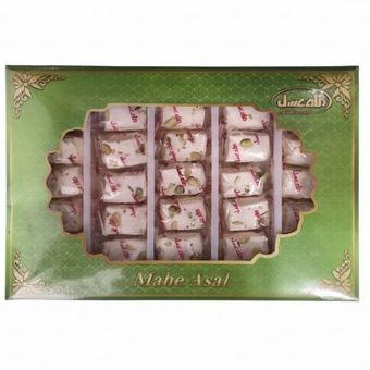 گز نوقا با مغز پسته ماه عسل سبز