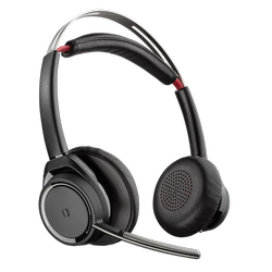 هدفون اداری Plantronics Voyager Focus UC Bluetooth USB B825 با قطع صدای فعال اصلی