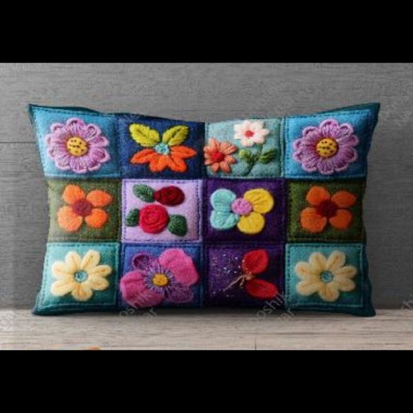 روبالشتی مخمل پورشه کد 1055 (یک عدد)