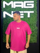 تیشرت MM6 وارداتی صورتی پر رنگ