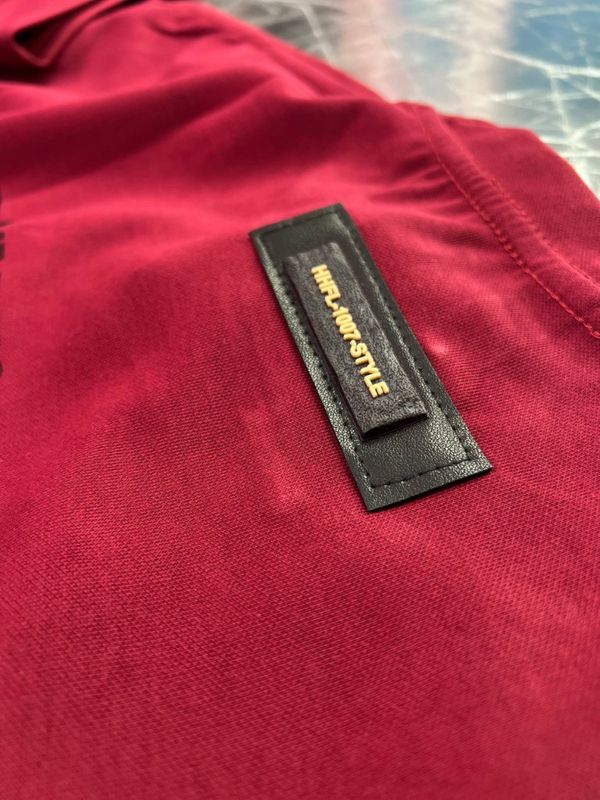 تیشرت MM6 وارداتی زرشکی