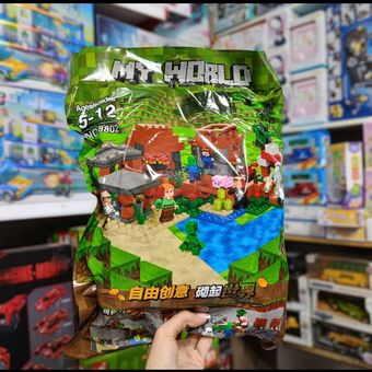 🌄 لگو ماینکرفت دهکده 543 تکه کیسه‌ای