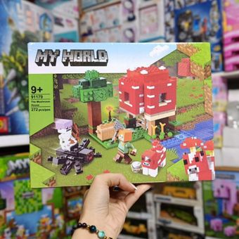 🍄 لگو ماینکرفت قارچی خارجی 272 تکه