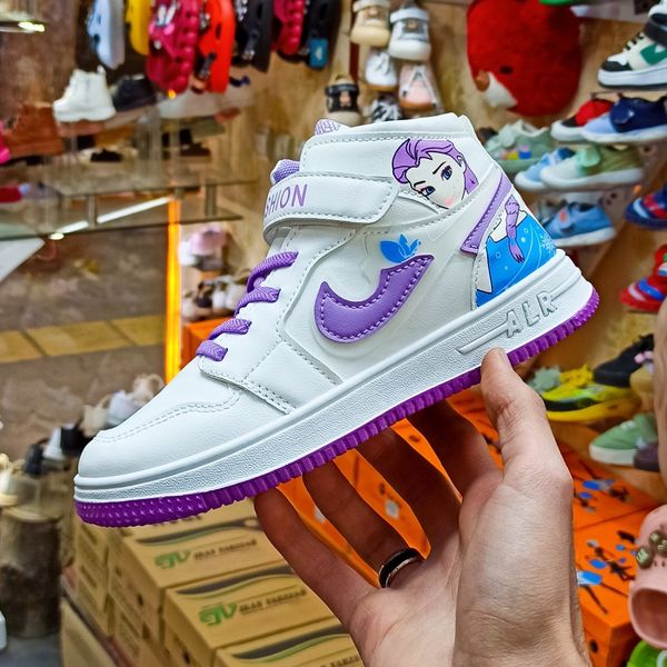 کتونی ساقدار و نیم بوت وارداتی دخترانه مدل Elsa