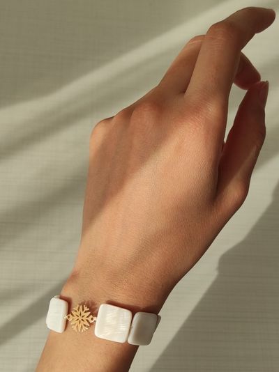 دستبند شکوفه برف