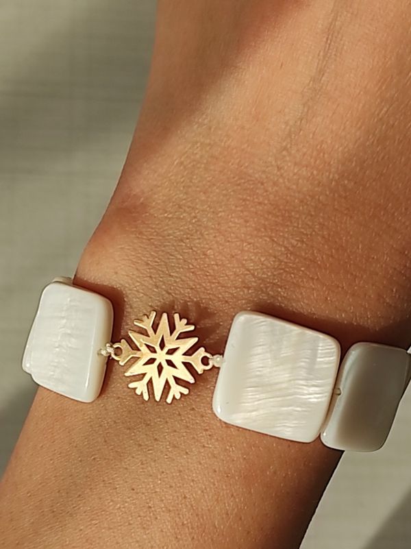 دستبند شکوفه برف