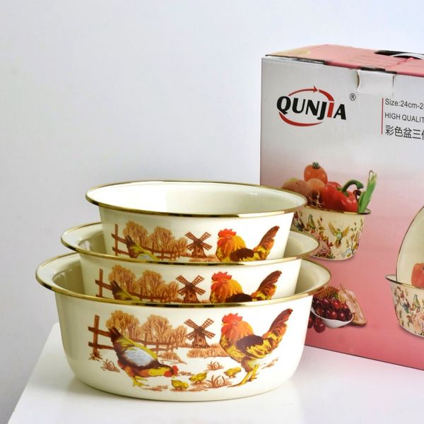 لگن لعابی طرح خروس