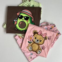 ست راحتی تیشرت شلوار فانتزی 2