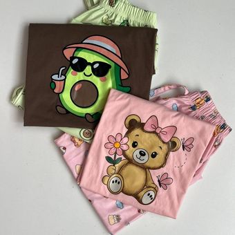 ست راحتی تیشرت شلوار فانتزی 2