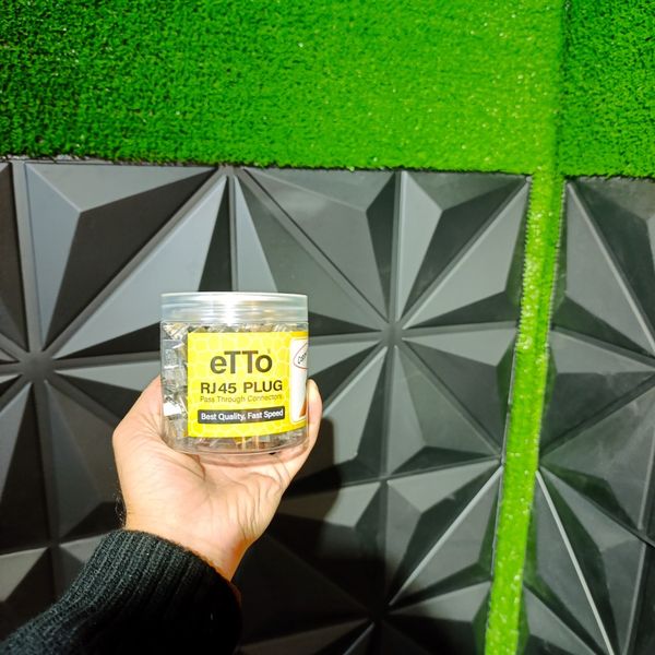 سوکت شبکه CAT7 SFTP مدل امپ بسته 50 عددی