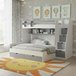 تخت دو طبقه مدل انزو