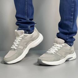 کتونی طوسی زیره سفید مردانه LIVERGY