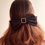 گیره فرانسوی سگک دار نگینی مشکی