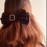 گیره فرانسوی سگک دار نگینی مشکی