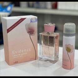 ادکلن اویدنس فراگرانس ورد با اسپری evidence