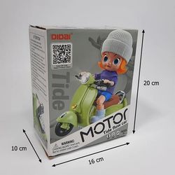 🛵 اسباب‌بازی دختر موتور‌سوار