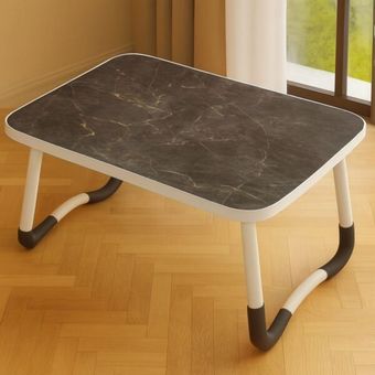 میز تحریر تاشو ساده سایز 50 در 70 طرح سنگ