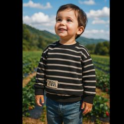 بلوز تک دورس راه راه 10467