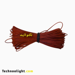 سیم 25صدم روکش سیلیکون قلع اندود افشان 10 متری