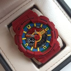 ساعت مچی اسپرت طرح جیشاک 110 رنگ زرشکی