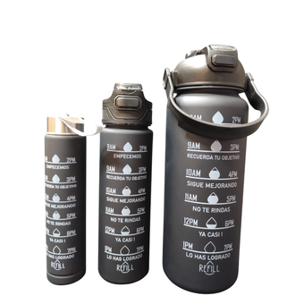 قمقمه 3قلو تک رنگ مشکی کد 12000200