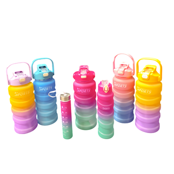 قمقمه سه قلو رنگین کمون کد 12000400