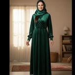 ماکسی مخمل زنانه شیک ومجلسی