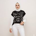 تیشرت لانگ نگینی