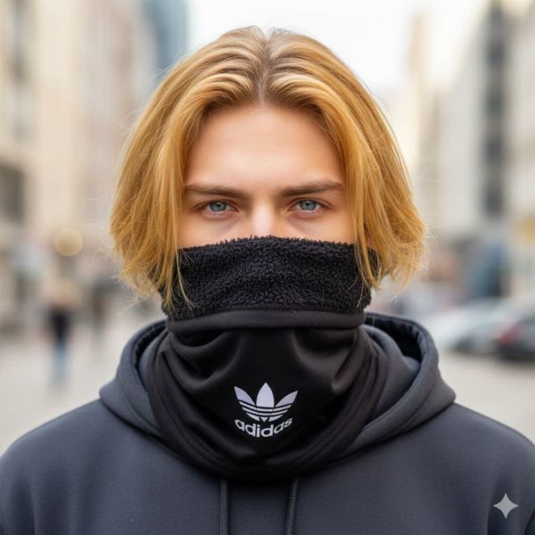 کلاه اسکارف مشکی طرح آدیداس