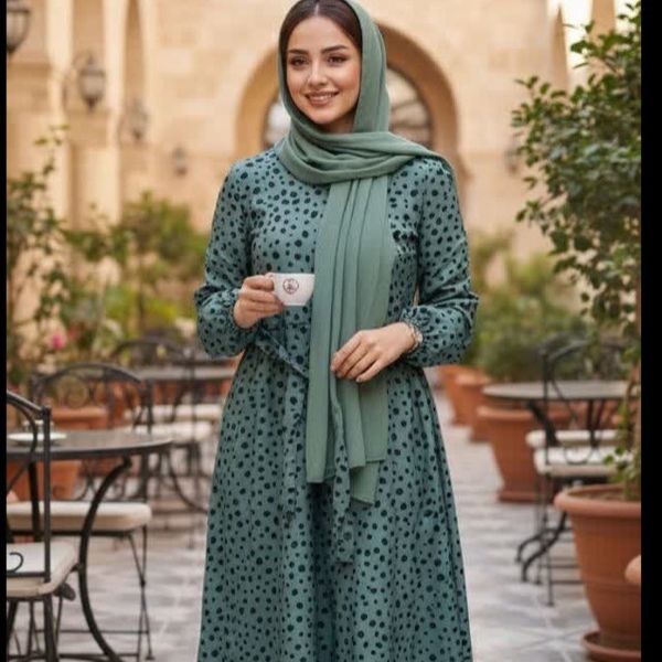 پیراهن ساحلی شیک زنانه سبز