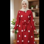 پیراهن ساحلی قرمز یلدایی