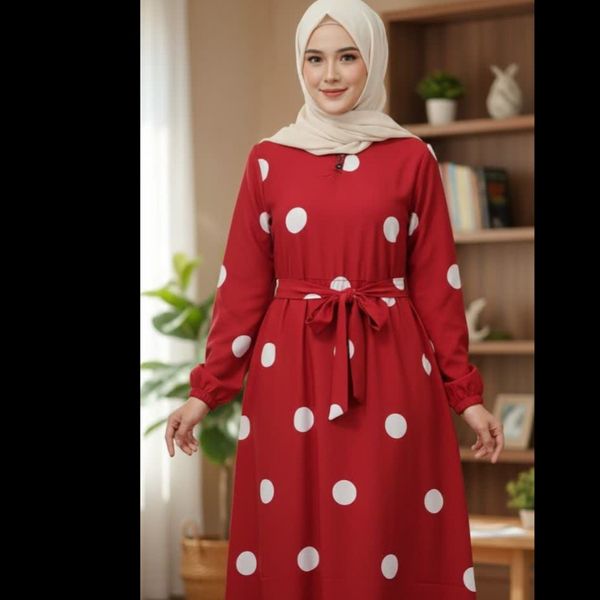 پیراهن ساحلی قرمز یلدایی