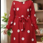 پیراهن ساحلی قرمز یلدایی