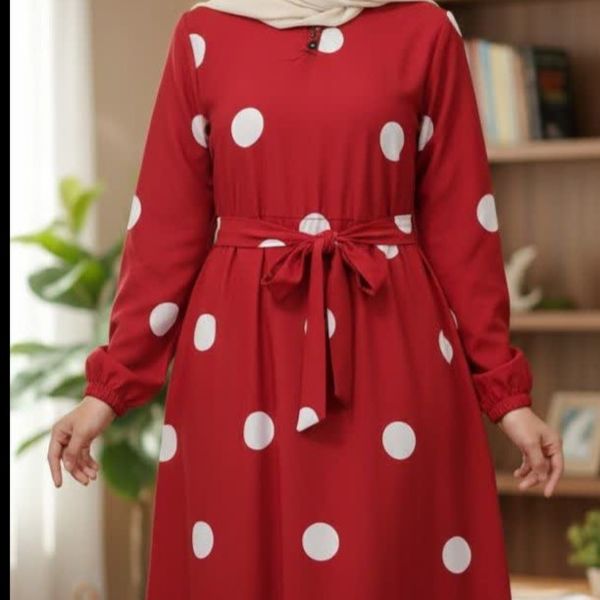 پیراهن ساحلی قرمز یلدایی