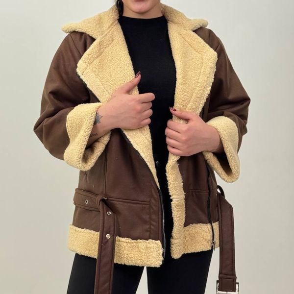 کت چرم بوفالو  دخترانه