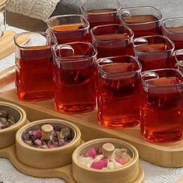 فنجان پیرکس مربعی وارداتی دلی گلس
