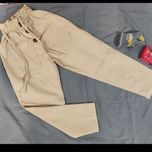 شلوار دخترانه کمرهویجی کتان بنگال