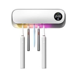 نگهدارنده دیواری و ضدعفونی‌کننده مسواک UV | 5 جایگاه