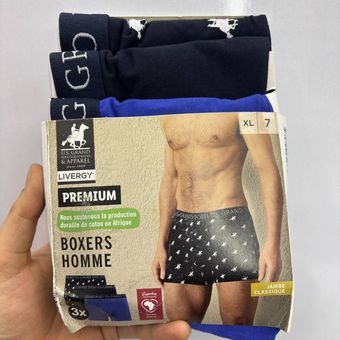 شورت مردانه لیورجی بسته 3 عددی کد EU4009