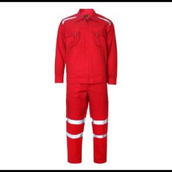 لباس کار کتان تمام قرمز مکسون کد 1354