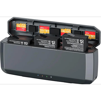 پاوربانک و شارژر سریع باتری DJI Osmo Action – ظرفیت 7710mAh با 3 اسلات شارژ همزمان اورجینال