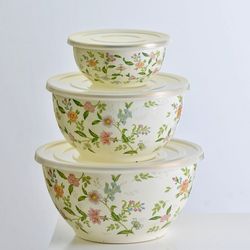 لگن لعابی طرح گل درب دار