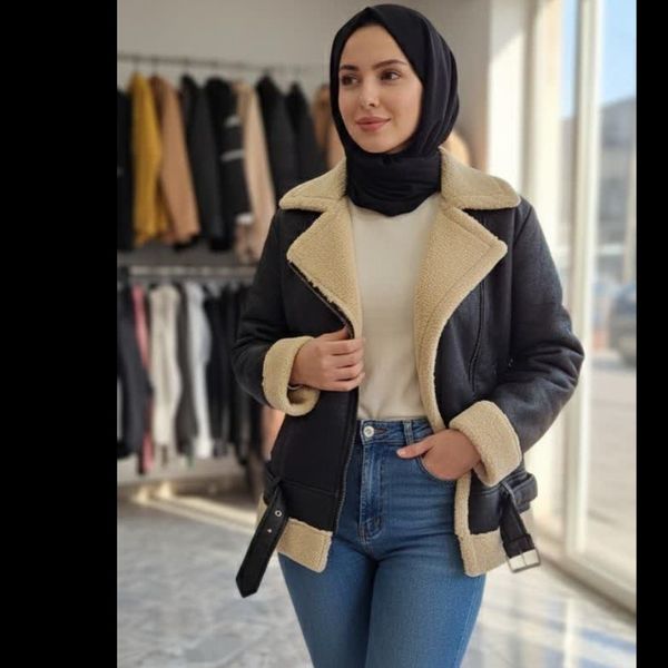 کت چرم بوفالو  دخترانه