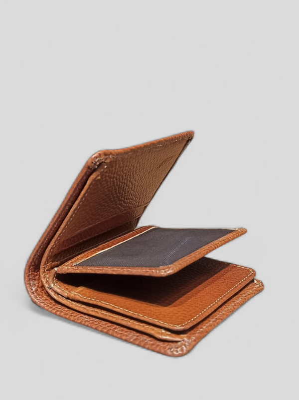 کیف پول جیبی مردانه چرم طبیعی مدل فرح