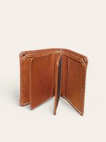 کیف پول جیبی مردانه چرم طبیعی مدل فرح