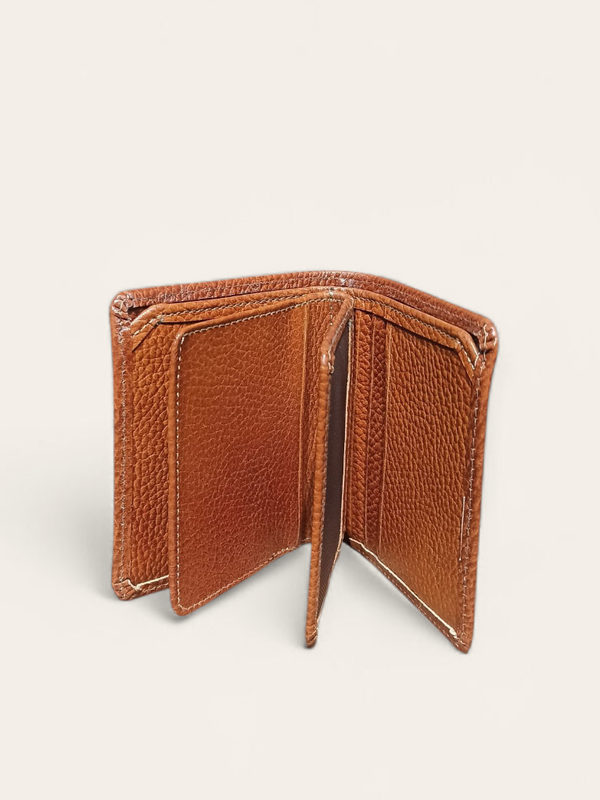 کیف پول جیبی مردانه چرم طبیعی مدل فرح