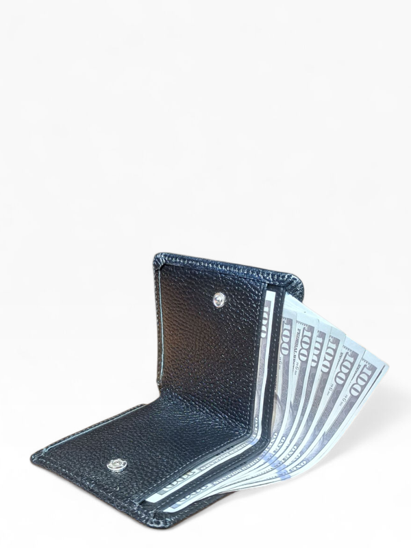 کیف پول جیبی مردانه چرم طبیعی مدل آیهان