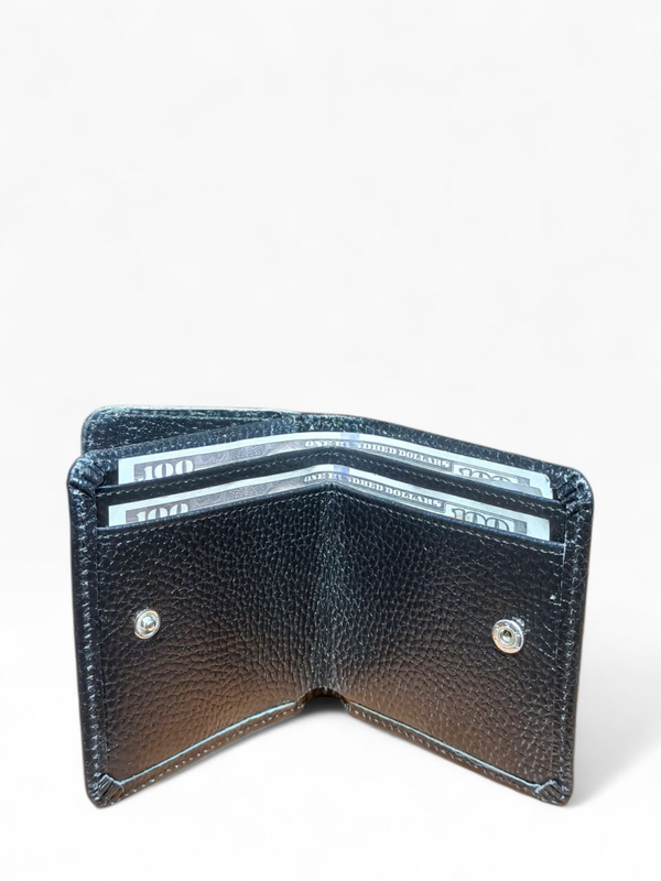 کیف پول جیبی مردانه چرم طبیعی مدل آیهان