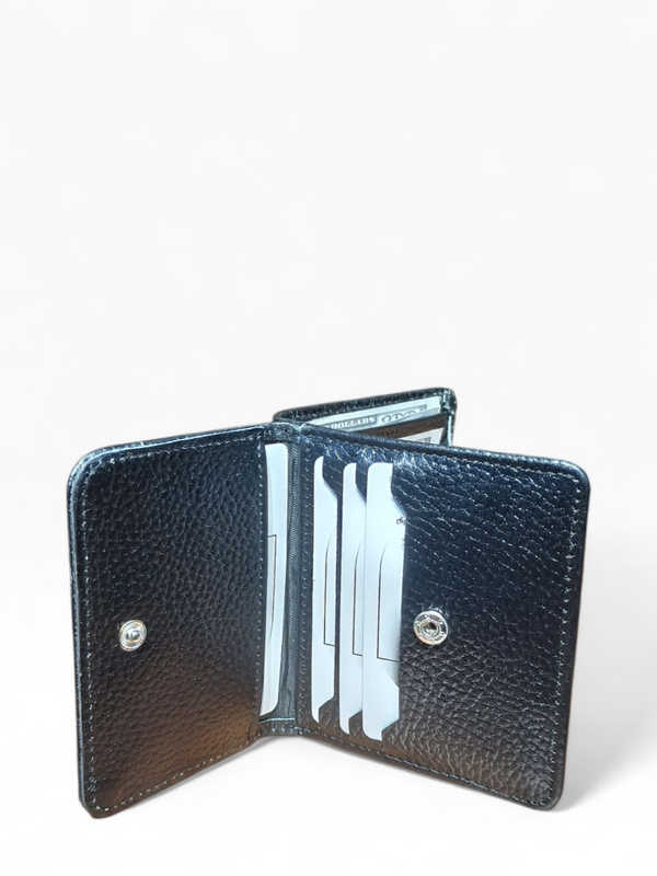 کیف پول جیبی مردانه چرم طبیعی مدل آیهان